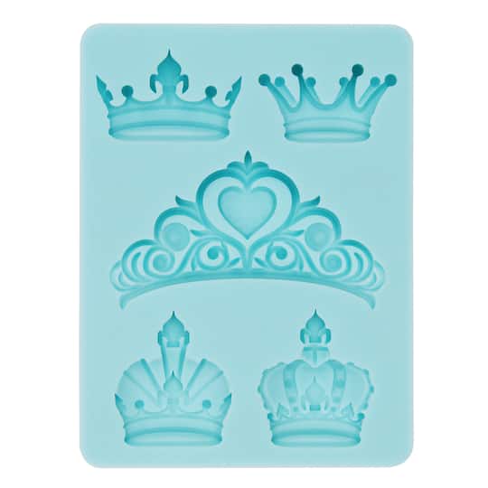 6 Pack: Crowns Silicone Fondant Mold by Celebrate It&#xAE;